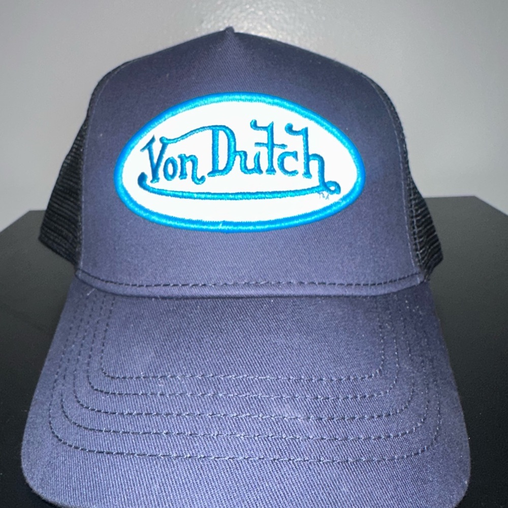 Von Dutch Dark Blue and Black Cap
